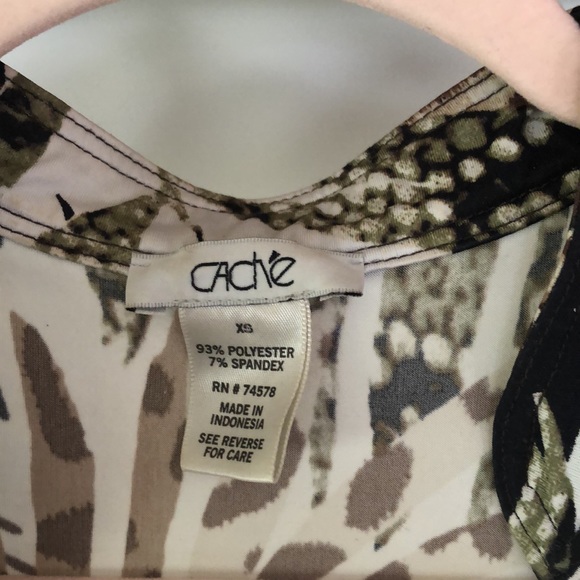 Cache’ jungle print top - Picture 5 of 12